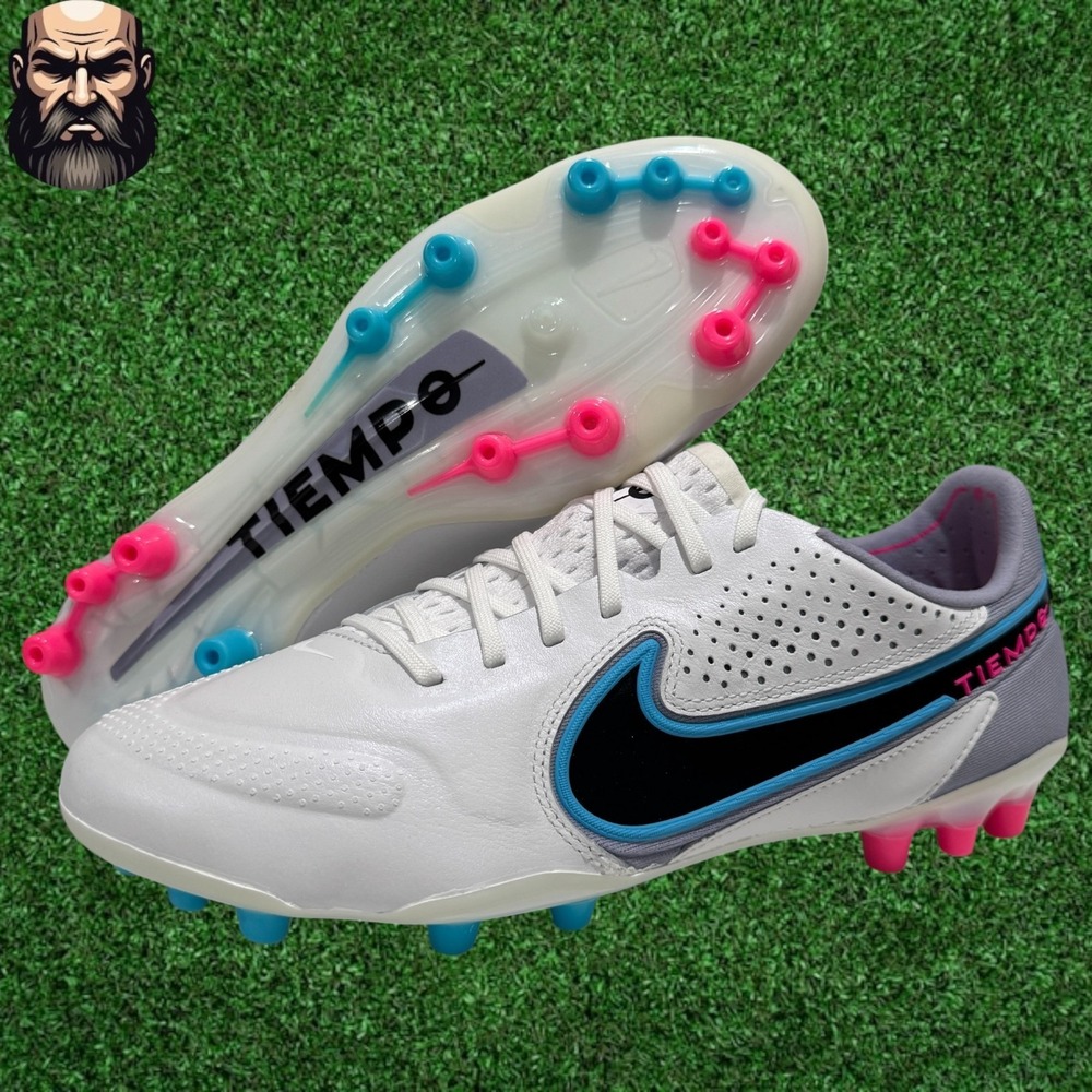 Nike Tiempo Legend 9 Elite AG White Soccer Cleats FD0270-146 Men's‎ Size 7